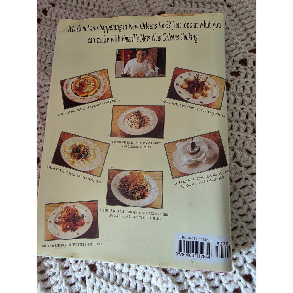 Emeril's New New Orleans Cooking HC DJ 1993 Emeril Lagasse Cookbook - Picture 7 of 8